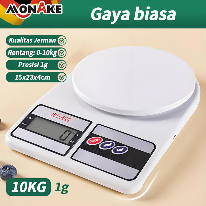 Gambar Monake German Timbangan Dapur Digital Baker Kitchen Scale Waterproof 10kg 3kg 1g 0.1g Skala Dapur Digital Multi-Unit Steinless Steel Tahan air - Biasa (10kg/1g)
 dari NESO Premium Store Kota Administrasi Jakarta Barat Tokopedia