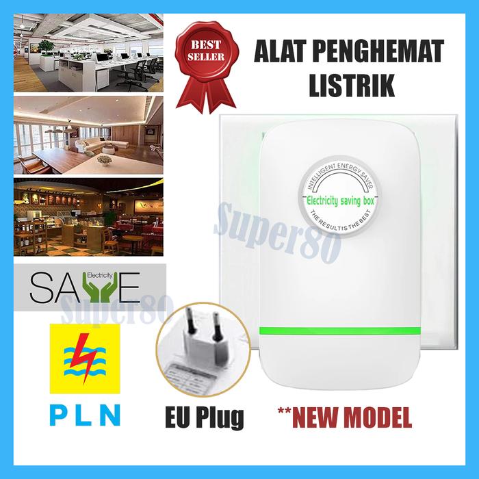 Gambar Alat Penghemat Daya Listrik Hemat Paling Efektif  kWh Tagihan Pulsa Token / Bulanan PLN Soft Start Meteran Rumah Ac Kulkas dari Super80 undefined Tokopedia