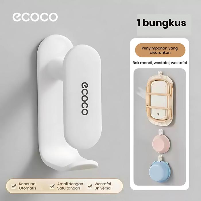 Gambar ECOCO Basin Holder - Rak Penyimpanan Wastafel Kamar Mandi Rak Penyimpanan Wastafel Kamar Mandi Penyimpanan Bak Mandi Gantung - White dari Ecoco Indonesia undefined Tokopedia