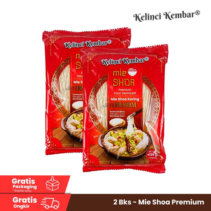 Gambar 2 Bks - Mie Shoa / Misoa Kelinci Kembar Premium 135gr Food Goreng dari kelincikembar89 undefined Tokopedia