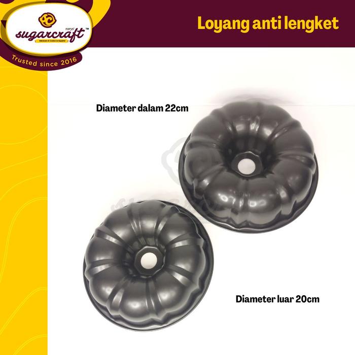 Gambar Loyang america anti lengket loyang tulban marmer cake bolu - 20cm dari Sugarcraft ID_NEW undefined Tokopedia