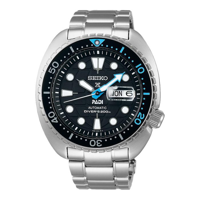 Gambar Jam Tangan Pria Seiko Prospex SRPG19K1 King Turtle PADI Edition Automatic Divers 200M Black Dial Stainless Steel dari Machtwatch Indonesia undefined Tokopedia