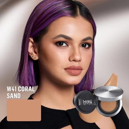 Gambar MAKE OVER Hydrastay Prismatic Glass Cushion - W41 Coral Sand dari Make Over Cosmetics undefined Tokopedia