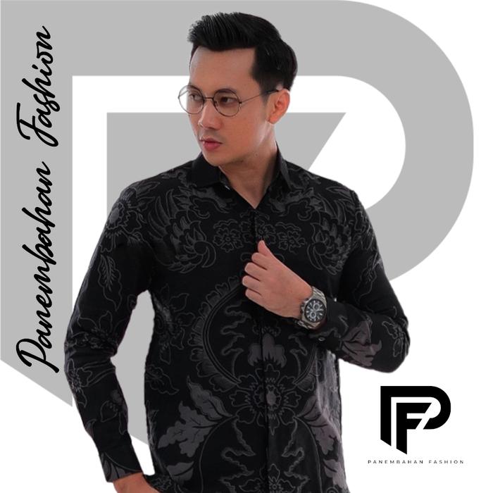 Gambar KEMEJA BATIK PRIA LENGAN PANJANG DASI ABU ABU LASKALA KEMEJA BATIK SERAGAM MURAH M L XL XXL Baju Printing Keren - Mahkota Abu, M dari Batik Panembahan97 undefined Tokopedia