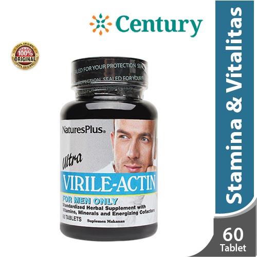 Gambar Nature's Plus Ultra Virile Actin 60 Tablet Suplemen Pria dari Apotik Century undefined Tokopedia