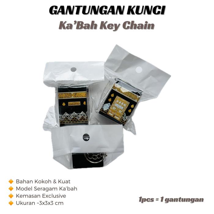Gambar GANTUNGAN KUNCI KABAH 1pcs Key Chain Ka'bah aksesoris haji umroh souvenir ganci oleh-oleh umroh hajj Hadiah dari HAALI STORE undefined Tokopedia
