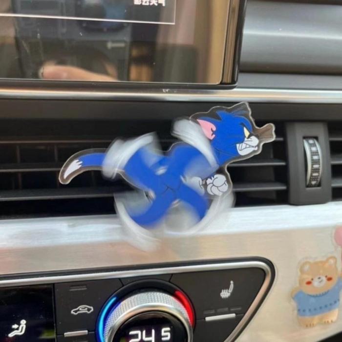 Gambar [Gaode] Pajangan AC Mobil Dekorasi Interior Ornamen Akrilik Tom and Jerry Mobil Hiasan AC Mobil Lucu Car - Tom dari gaode undefined Tokopedia