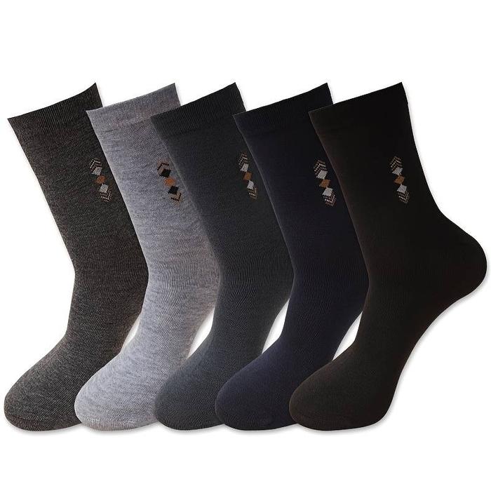 Gambar Kaos Kaki Formal Pria Dewasa TENKI Polos & Motif Kerja Pendek - Motif, Hitam dari SURGA ALAS KAKI undefined Tokopedia