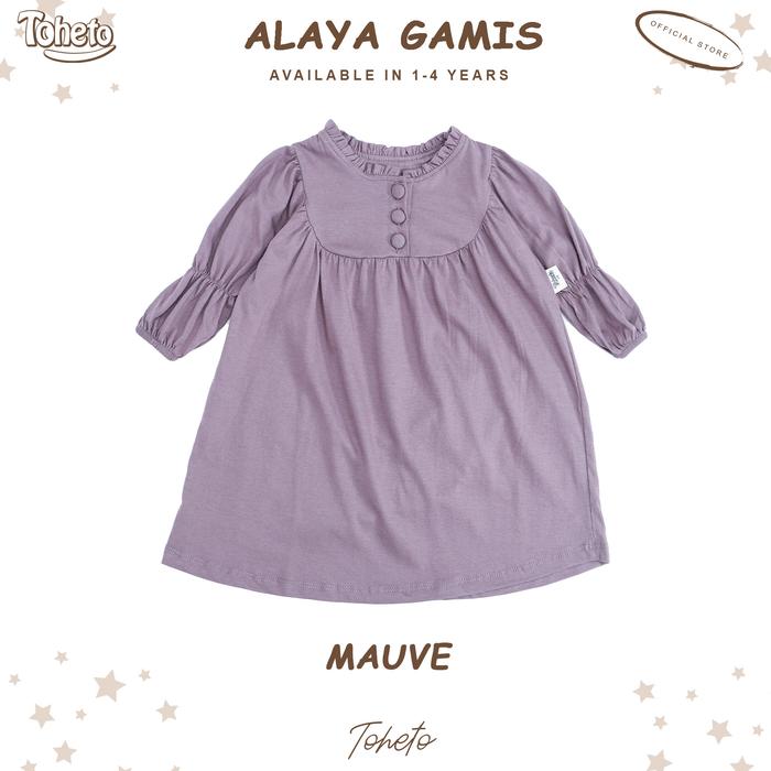 Gambar Toheto - Alaya Gamis Anak Perempuan Usia 1-5 Tahun - Mauve, 3 Tahun dari Toheto undefined Tokopedia