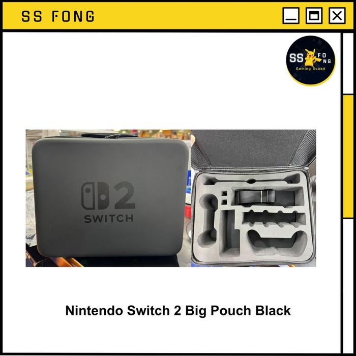 Gambar Switch 2 Big Pouch Black / Motif - Black dari SS FONG GAMESTORE Kota Administrasi Jakarta Utara Tokopedia