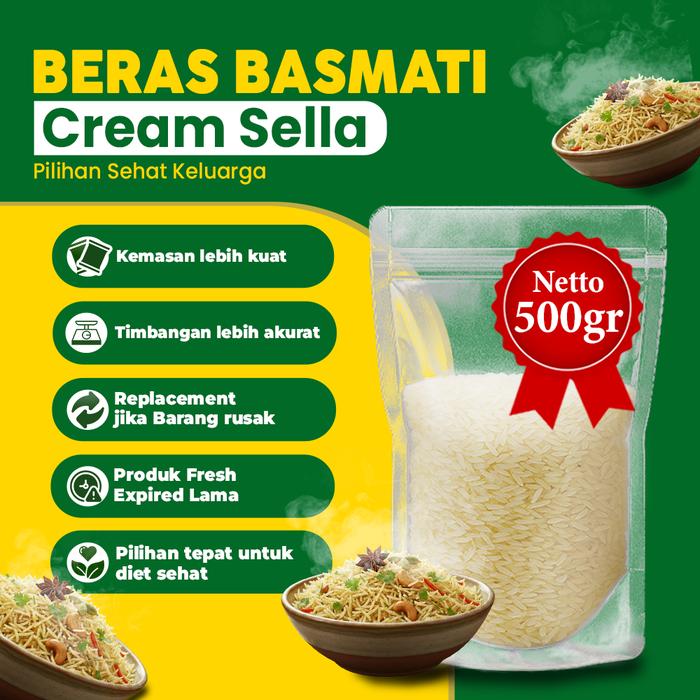 Gambar Beras Basmati 500gr 1kg Premium Lumion | Cream Sella & Golden Sella | Best Seller - Cream Sella 500 GR dari Lumion Food Kota Administrasi Jakarta Pusat Tokopedia