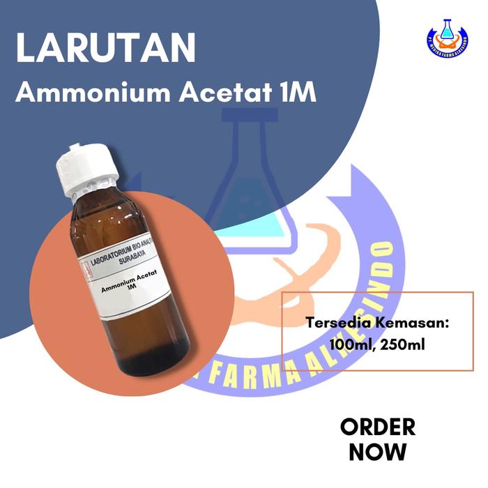 Gambar Ammonium Acetat 1M (100ml,250ml) dari medika alkesindo undefined Tokopedia