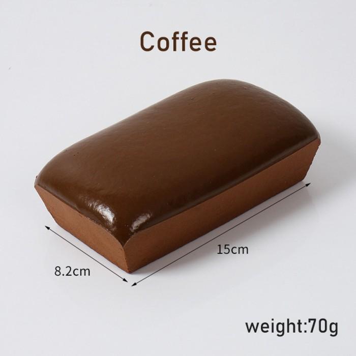 Gambar Squishy Mousse Cake Round Sticky Pudding Cake Super Soft Slow Rising Tekstur Lengket Hq Qulo - Coffee-15cm dari Qulo Indonesia undefined 5 Tokopedia