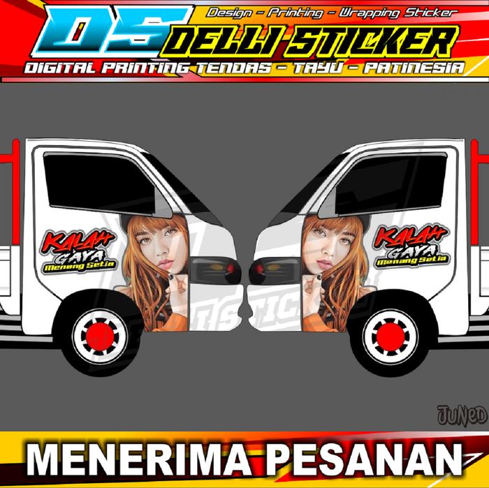 Gambar Stiker Decal + Pintu samping New Carry Desain Gambar Wanita Kalah Gaya Menang Setia + Bisa Custom - Pintu Kanan , Sama dari Delli Stiker undefined Tokopedia