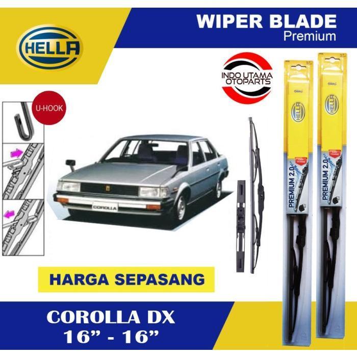 Gambar WIPER BLADE MOBIL COROLLA DX HELLA PREMIUM 2.0 (16-16) - Warna dari kopisri undefined Tokopedia