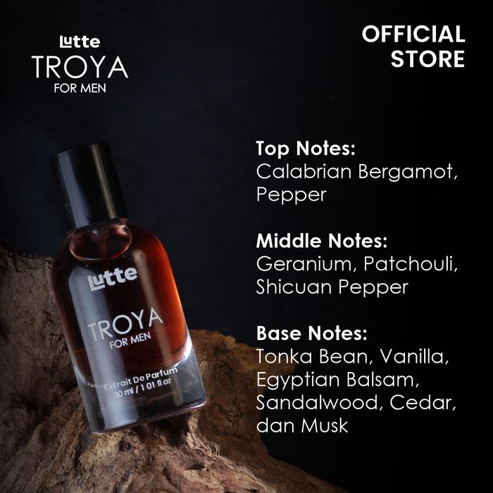 Gambar parfum 30 milli parfum Extrait lutte Parfum cowok tahan lama 8-12 jam wangi yang ninggalin jejak aroma wangi Vanilla, Amberwood, Sandalwood, Patchouli, Vetiver, Tonka Bean membuat pria percaya diri Perfume Dewasa - 30ml dari Lutte Indonesia undefined Tokopedia