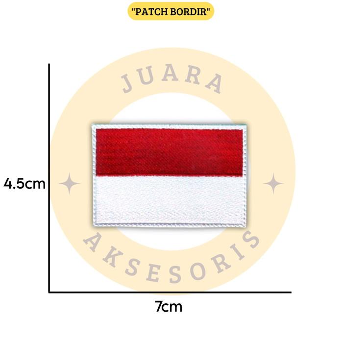 Gambar Emblem Patch Jahit Bordir Logo Bendera Nasional Iron Patch Bordir Aksesoris Emblem Bendera Bordir Terlaris Murah Patch - IDN1 dari Juaranya Aksesoriss undefined Tokopedia