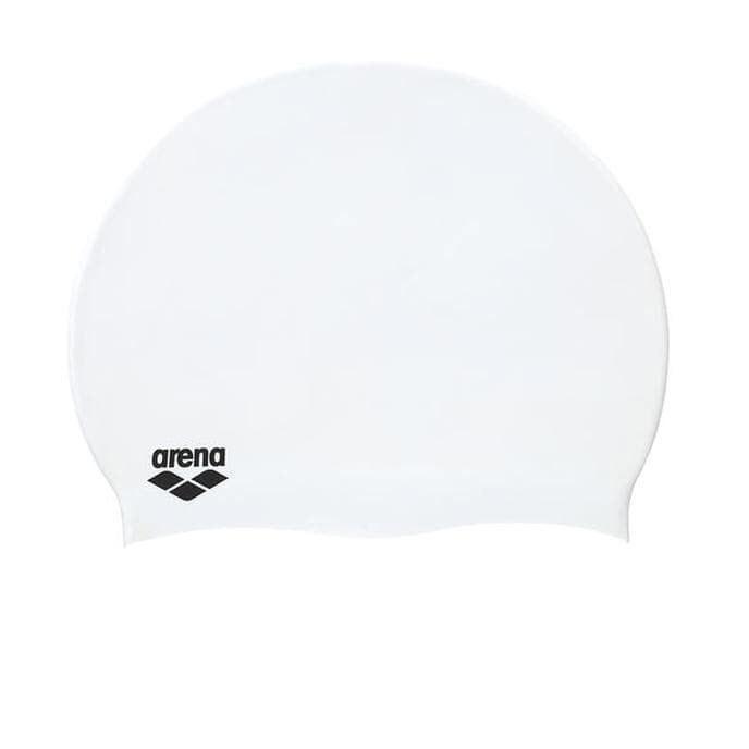 Gambar ARENA SWIM CAP ADULT ACG-210 Topi Renang Dewasa - WHITE dari Cos Swim undefined Tokopedia