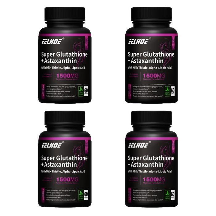 eelhoe super glutathione astaxanthin Promo EELHOE Glutathione + Astaxanthin - Mendukung kesehatan kardiovaskular  dan kulit, anti-penuaan dini dan memutihkan tubuh. Halal - 60 kapsul - Kab.  Tangerang - Eelhoe Mall-1