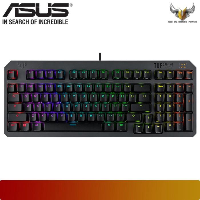 Gambar ASUS ASUS TUF Gaming K3 Gen II | Compact 97-key layout,Optical-Mechanical RGB Switches - Blue dari Nano Komputer undefined Tokopedia