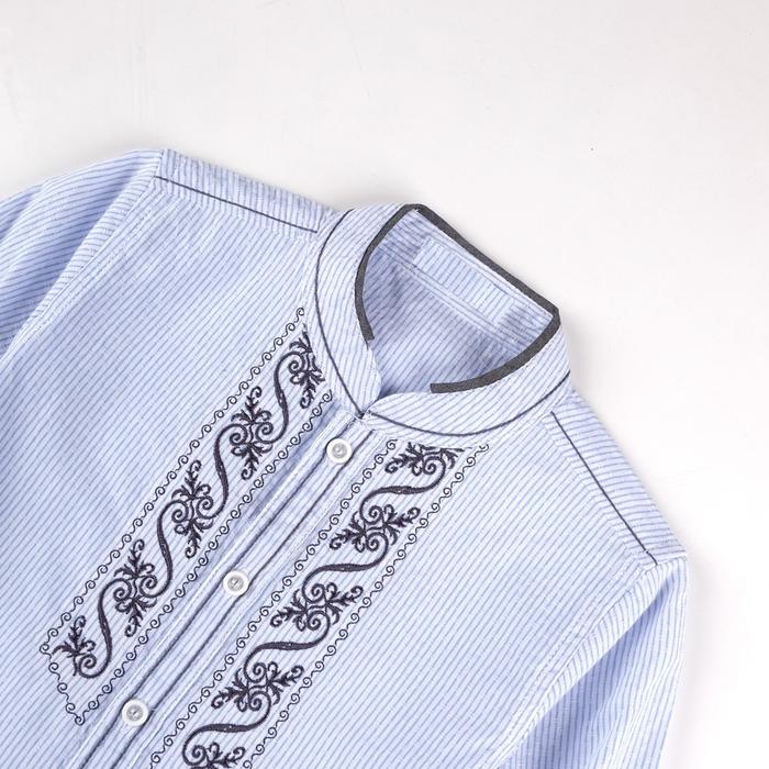 Gambar Little Coop - Alzam Koko Bordir Anak Laki-Laki [Usia 1-9 Tahun] - Biru Muda, L dari Little Coop undefined Tokopedia