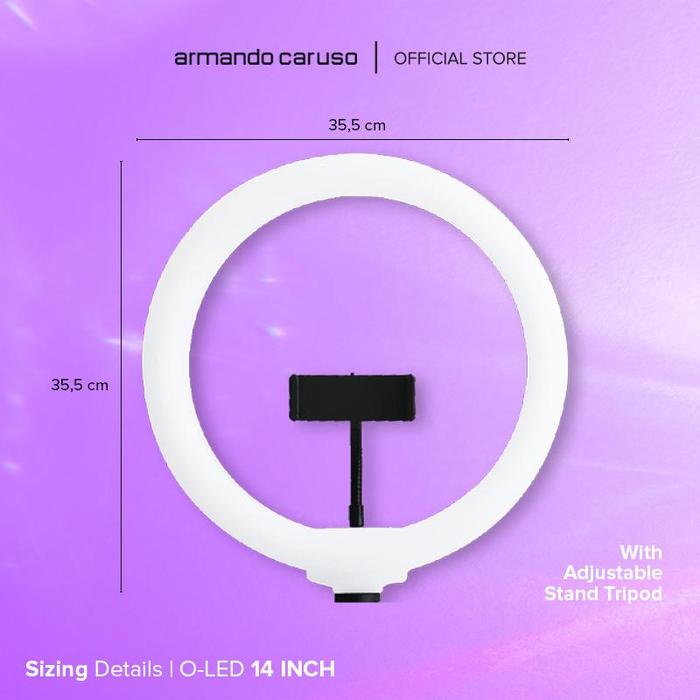 Gambar Armando Caruso O-LED 3D Ringlight - 14INCH dari Armando Caruso_NEW undefined Tokopedia
