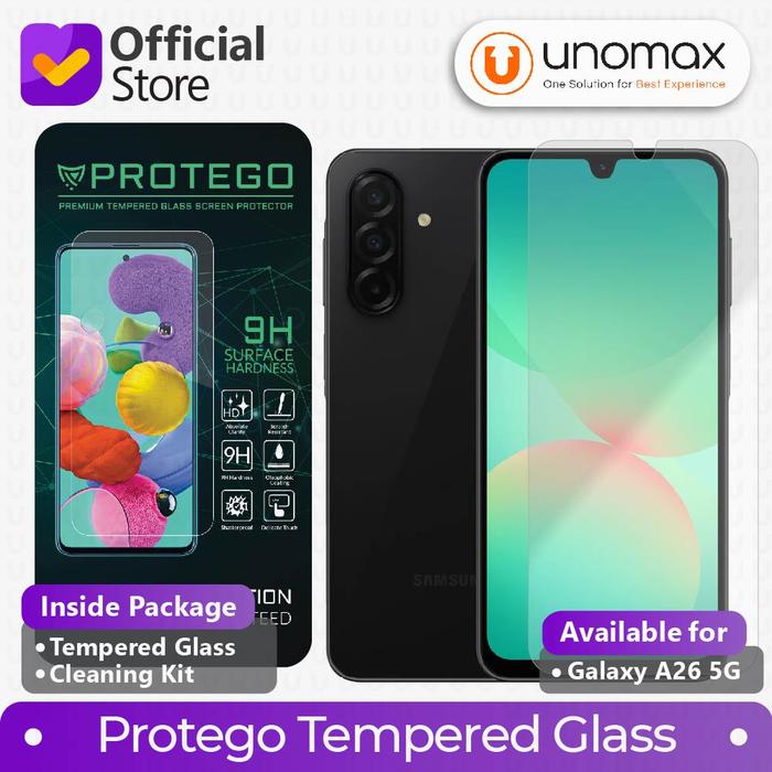Gambar Tempered Glass Compatible With Samsung Galaxy A26 5G Protego Screen Protector dari unomax undefined Tokopedia
