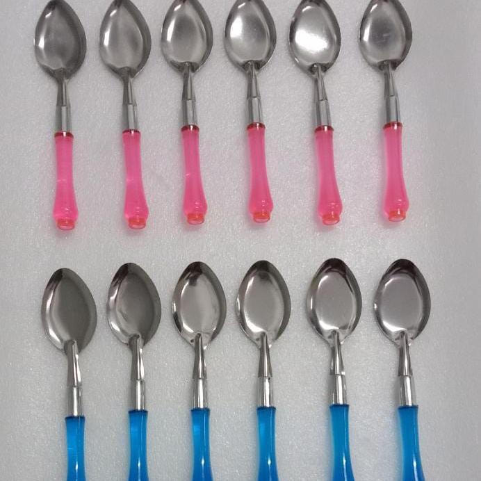 Gambar Sendok Makan Stainless Kristal 6 pcs MURCEEEE - blue dari Cellis Houseware undefined Tokopedia