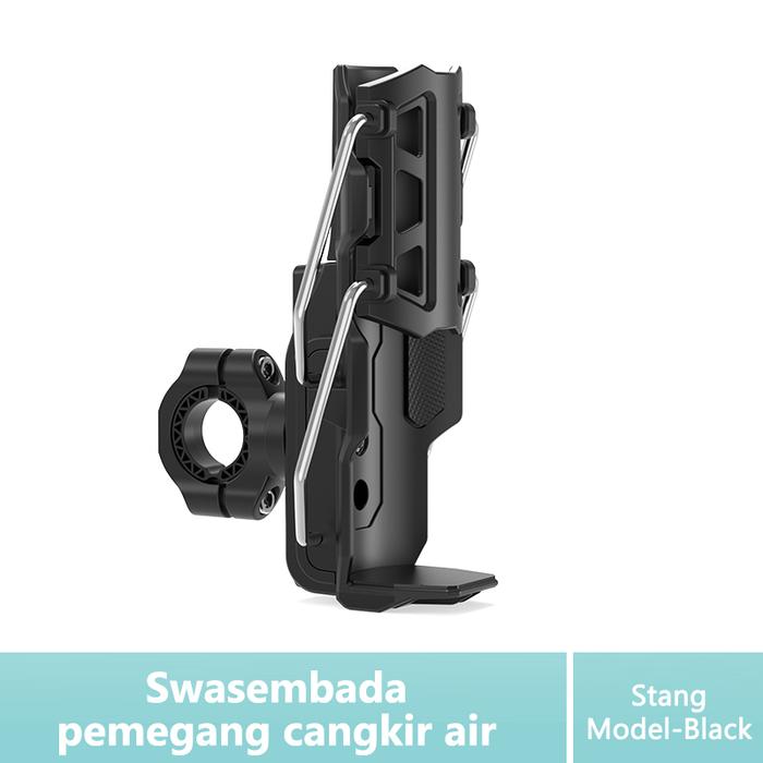 Gambar SEAMETAL Tempat Botol Air Sepeda Motor Universal yang Dapat Disesuaikan di Stang untuk MTB, Bersepeda, ADV, Sepeda Motor, Tahan Lama - Model Stang 1 Buah dari SEAMETAL-ID undefined Tokopedia