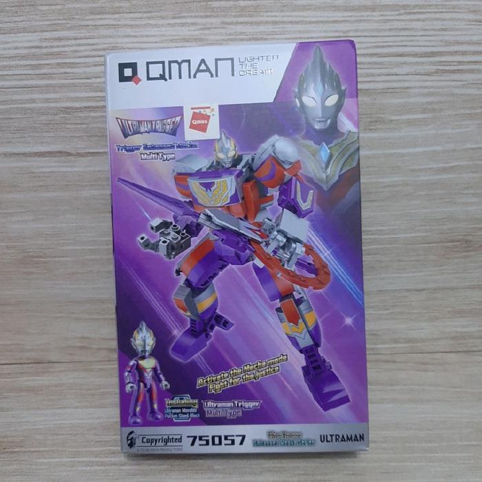 Gambar QMAN Keepley Block Lighten The Dream Ultraman - TRIGGER ENHANCED MECHA (75057) dari MDL Station undefined Tokopedia