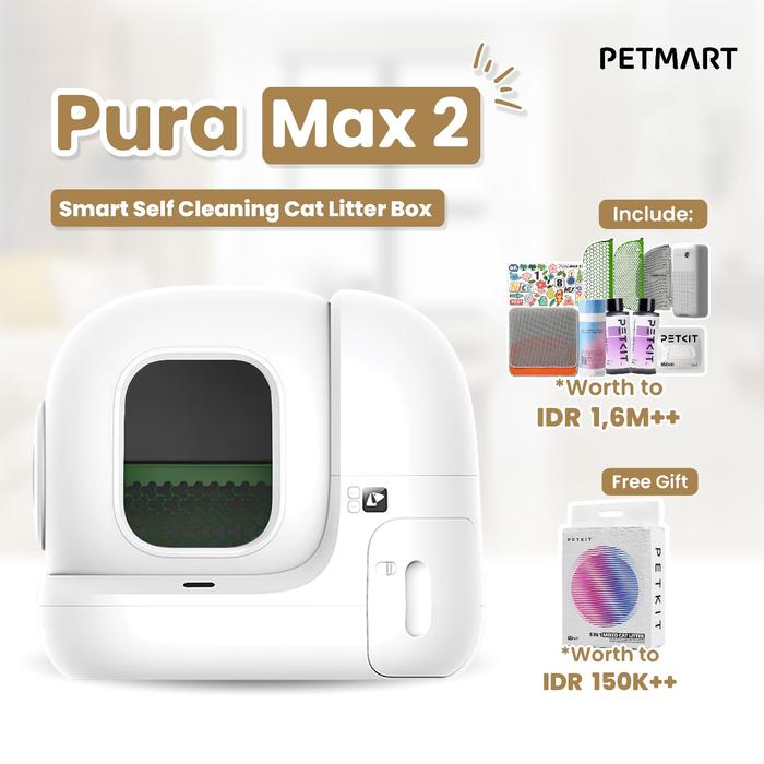 Gambar PETKIT Pura Max 2 Smart Self Cleaning Cat Litter Box - Pura Max dari Petmart Indonesia undefined Tokopedia