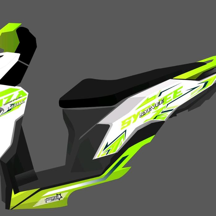 Gambar Stiker Striping Vario LED New 125 2023 Gen 2 Transparan Veeriza Stylish 2025 V2 - Motorcycle Aksesoris - HIJAU FONT SYVEE dari Wang Striping undefined Tokopedia