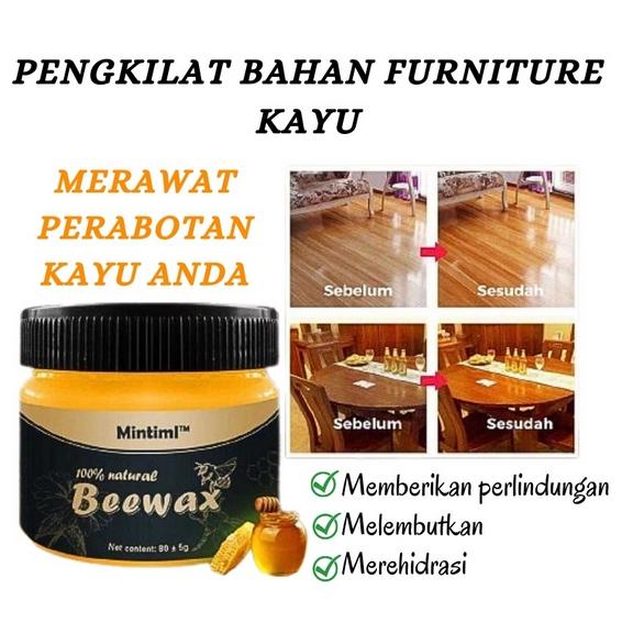 Gambar BB7 - BeeWax Wood Gel Pengkilap Kayu Furniture Kitchen Set Pelindung Pelapis Kayu Meja Kursi Lemari Lilin Gel Lebah Alami dari BIGBOSEE undefined Tokopedia
