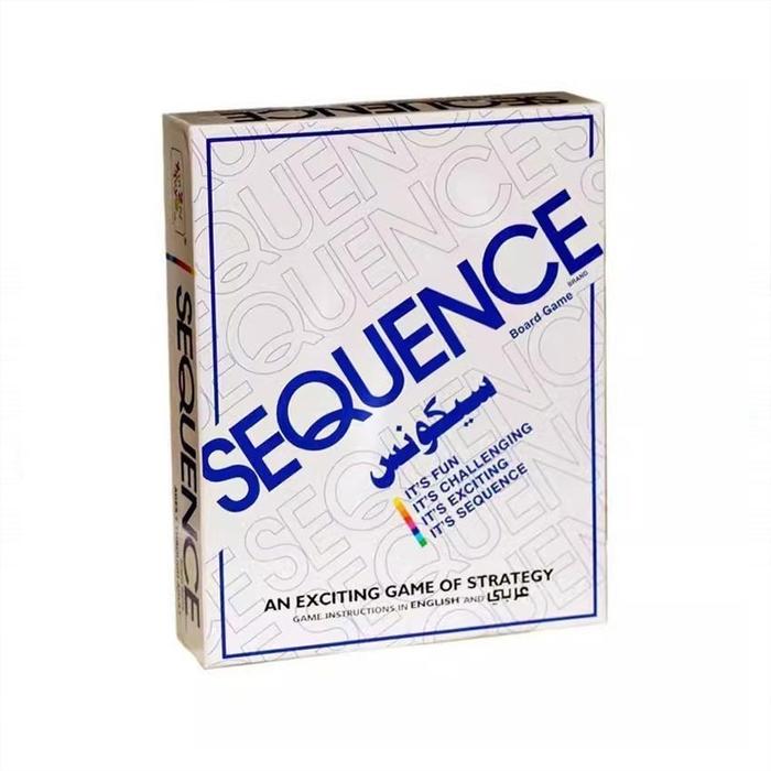 Gambar NS - Sequence Board Game Playing An Exciting Card Games Of Strategy Party Family Kids Toys Kartu Challenge Educational Play - Sequence dari Nusa Living undefined Tokopedia