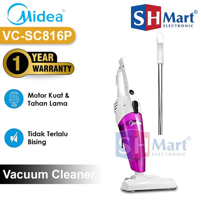 Gambar VACUUM CLEANER MIDEA 2 IN 1 VC-SC861 PENYEDOT DEBU 69dB GARANSI RESMI - PINK dari SHMART ELECTRONIC undefined Tokopedia