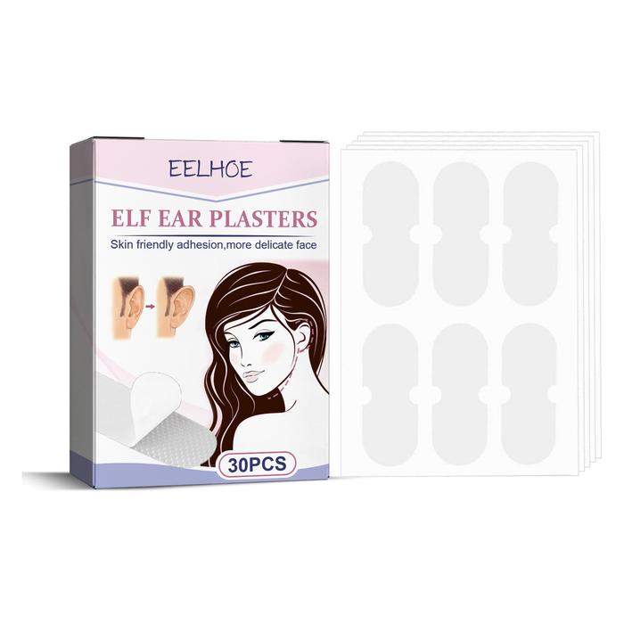 Gambar EELHOE Elf Ear Plasters - 30PCS Plaster Telinga Rata Wajah Tirus Nyaman Invisible Solusi Bentuk Telinga Alami Seharian Removal Kuping Korek - 30 patches dari Stiker Peri undefined Tokopedia