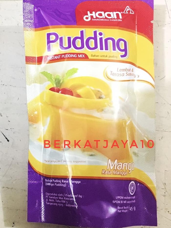 Gambar HAAN Pudding Mix Instant MANGGA Kemasan 145 Gram Murah POUCH dari Berkatjaya10 undefined Tokopedia