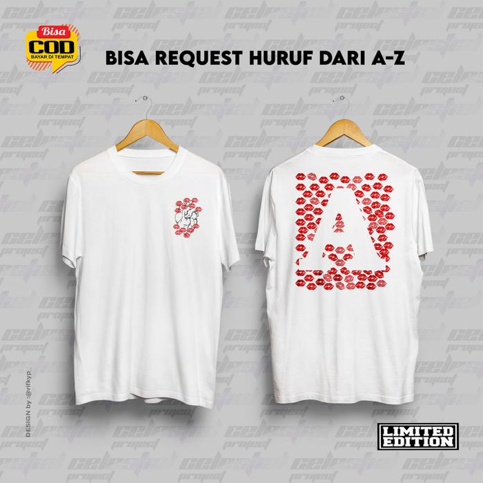 Gambar Baju Kaos Kiss Kaos Cium Lipstik Lips Bibir Bisa request huruf A-Z Tshirt viral terbaru 2023 Bahan combed30s - Putih, XL dari GILBERT ARYADUTA PINEM undefined Tokopedia