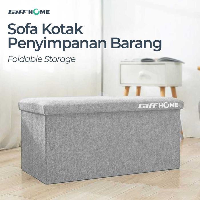 Gambar TaffHOME Sofa Kotak Penyimpanan Barang - L170402 - 48x30x30 cm dari Taffware Official Store Kota Administrasi Jakarta Barat Tokopedia