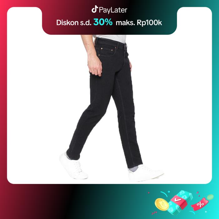 Gambar 2nd RED Celana Panjang Jeans Pria Slim Fit  Katun Denim Ever Green Melar Hitam 133206 - Hitam, 36 dari 2nd RED ID undefined Tokopedia
