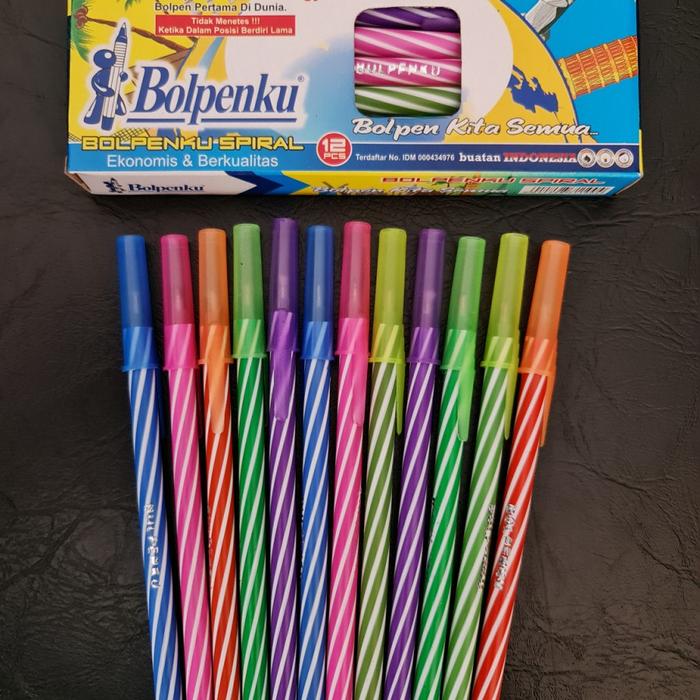 Gambar 1 pak isi 12 Pulpen Ulir Pulpen Murah Grosir/ Bolpenku Pen Murah dari TOKO GROSIR ATK MALANG undefined Tokopedia