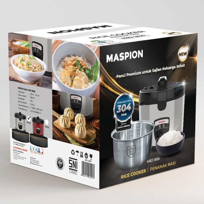 Gambar MASPION MRJ 1856 BSS SILVER MAGIC COM 1.8 LITER PANCI STAINLESS STEEL / MRJ1856BSS - MRJ 1856 BSS  dari Metron Elektronika undefined 4 Tokopedia