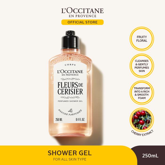 Gambar L'Occitane Fleurs de Cerisier Perfumed Bath & Shower Gel 250ml - New Packaging dari loccitaneid Kota Administrasi Jakarta Pusat Tokopedia
