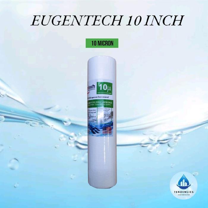 Gambar CARTRIDGE FILTER AIR 10 INCH / SPUN FILTER AIR 10 INCH - EUGENTECH 10 INCH - 10 MICRON dari Tendencies Water Filter undefined Tokopedia