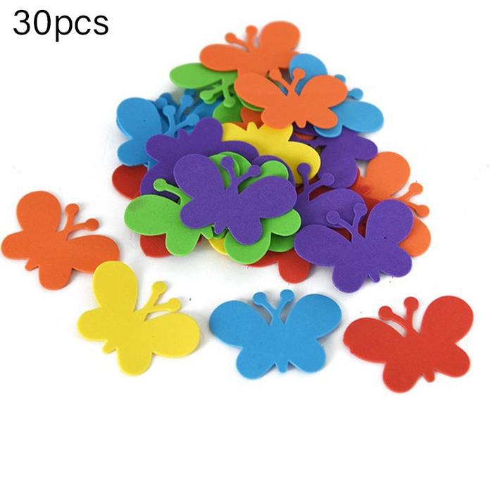 Gambar ​​Stiker Dinding Busa EVA Bunga 3D Aman Untuk Hiasan Ruang Kelas TK dan Area Belajar Anak Warna-Warni - B-30pc dari ITOKOTOO undefined Tokopedia