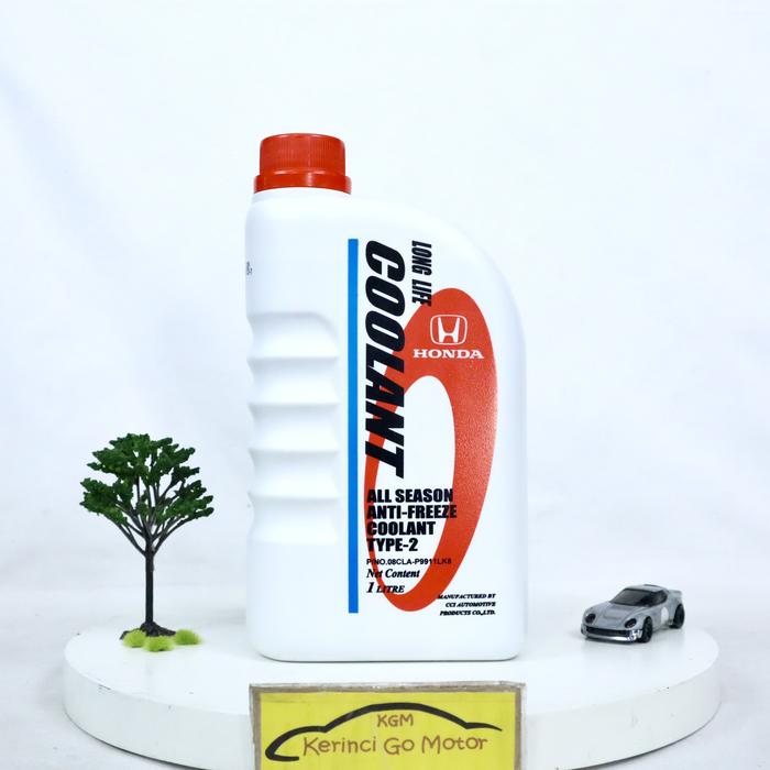 Gambar Honda Air Radiator Coolant Biru 1 Liter Cairan Pendingin Mobil Motor Long Life  All Season AntiFreeze Type 2 Pencegah Karat dan Korosi 08CLA-P99-11LK8 Original dari Kerinci Go Motor undefined Tokopedia