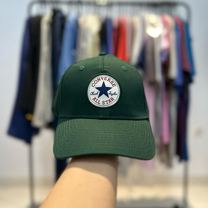Gambar TOPI CONVERSE CAP REGULAR CHUCK TAYLOR MC160103 GREEN ORIGINAL 100% HAT dari Sportswearmdn undefined Tokopedia