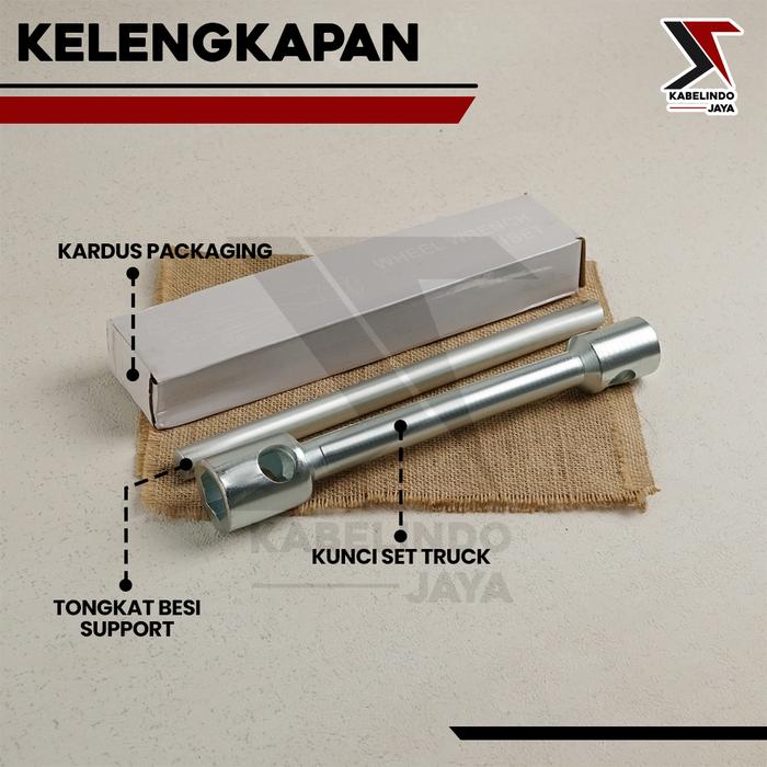 Gambar Kunci Roda Mobil Truk / Truck / Colt Diesel Double PS100 Ukuran 21 X 26 MM DAN 38 X 20 MM - 21 x 26 MM dari Kabelindo Jaya undefined Tokopedia