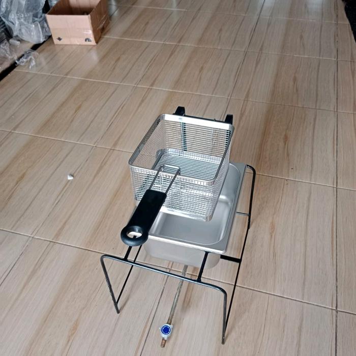 Gambar DEEP FRYER MURAH KOMPLIT 6L, PENGGORENGAN RISOL, AYAM, KENTANG - PAKAI TUTUP dari Galeriteknik_NEW undefined Tokopedia