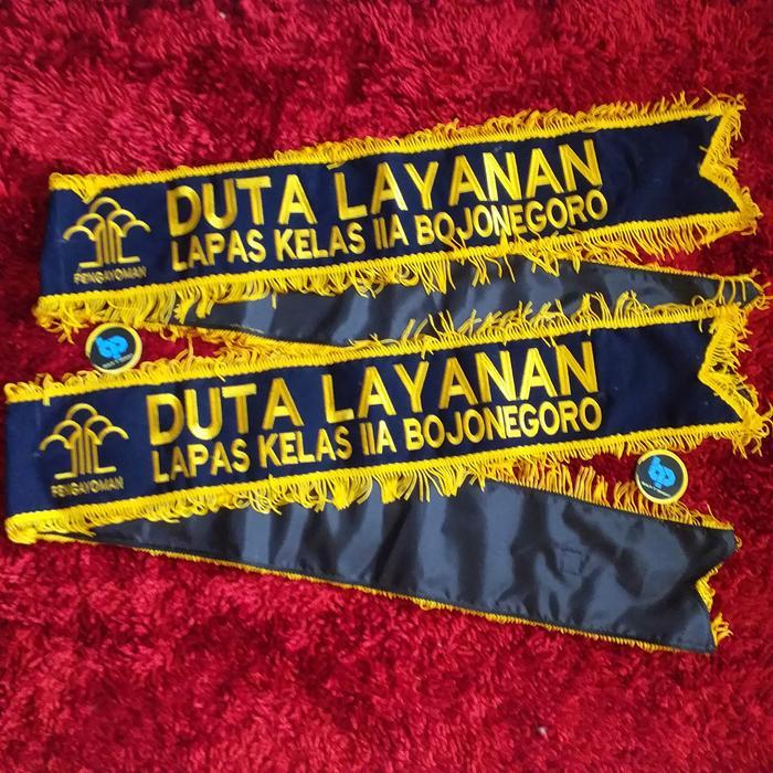 Gambar PREMIUM Selempang DUTA LAYANAN / DUTA INFORMASI Custom Nama UPT dari Primacave Kings Vission undefined Tokopedia